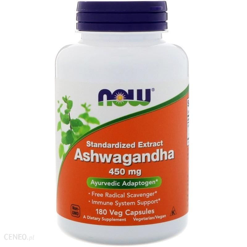 NOW Foods Ashwagandha Extract 180kaps  ashwaganda