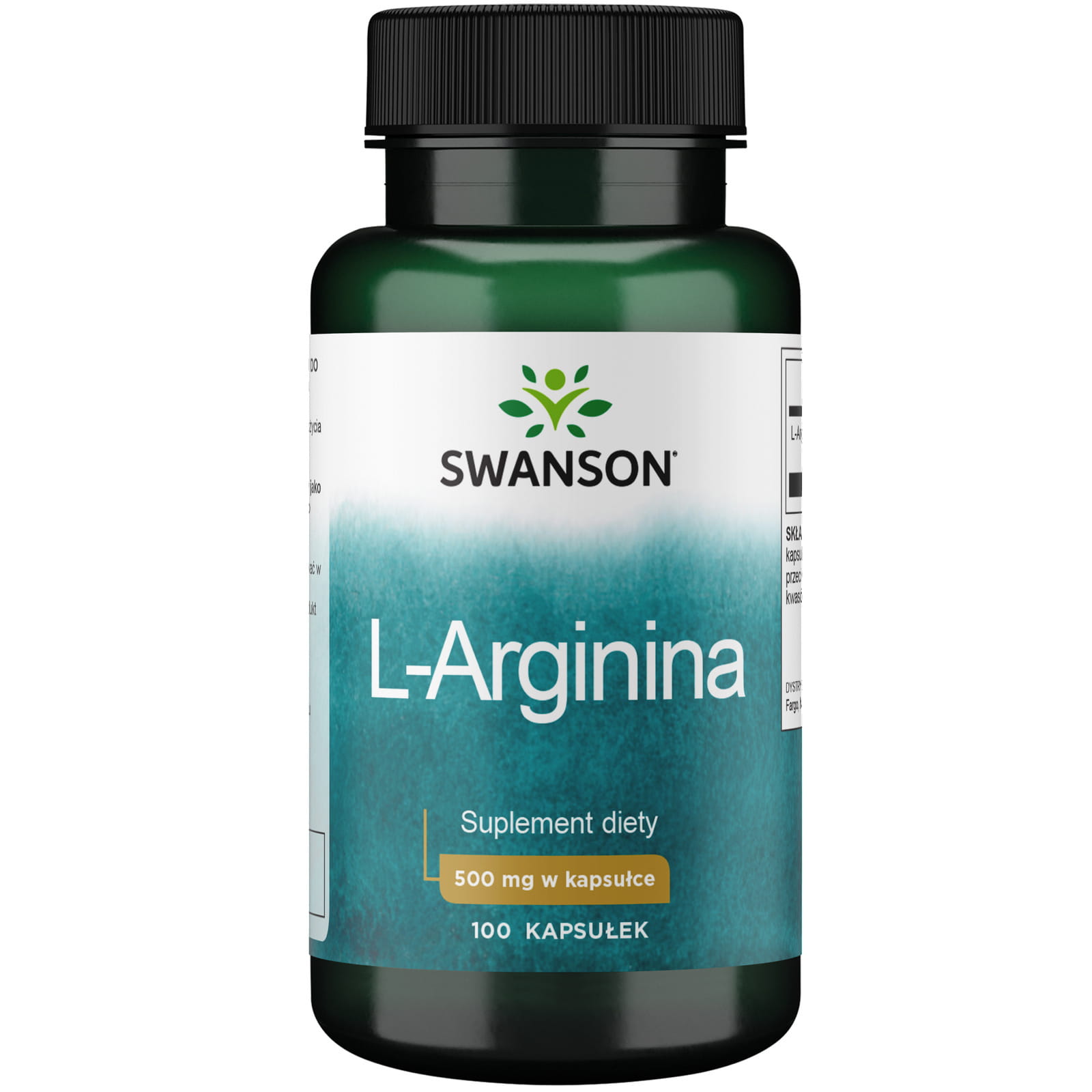 L-arginina- 500mg/100kaps