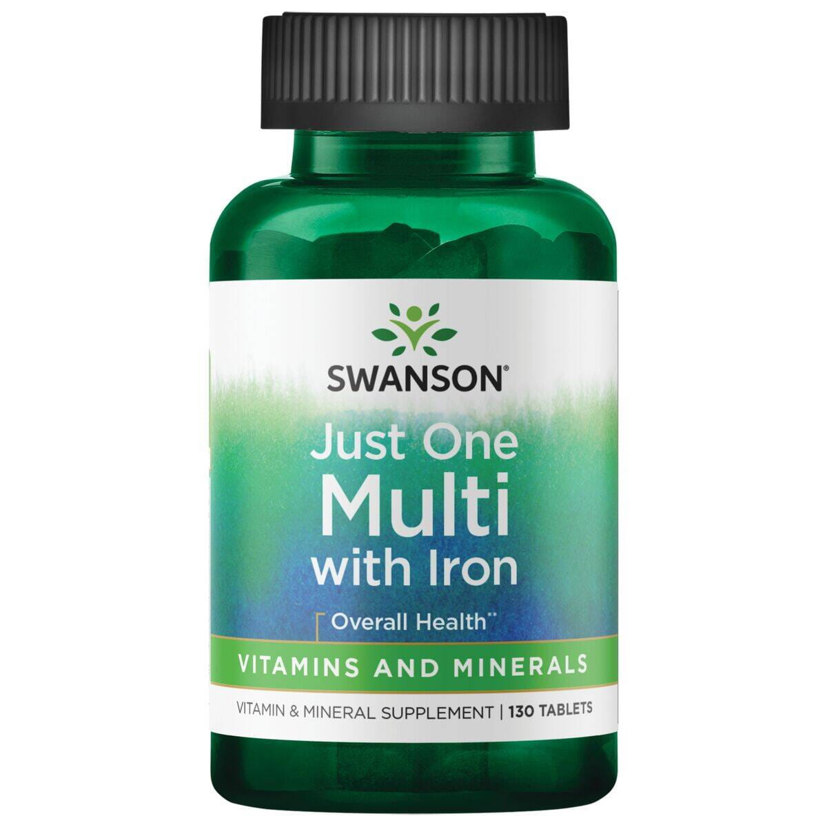 Swanson MULTI WITAMINY I MINERAŁY KOMPLEKS CENTURY FORMULA z żelazem