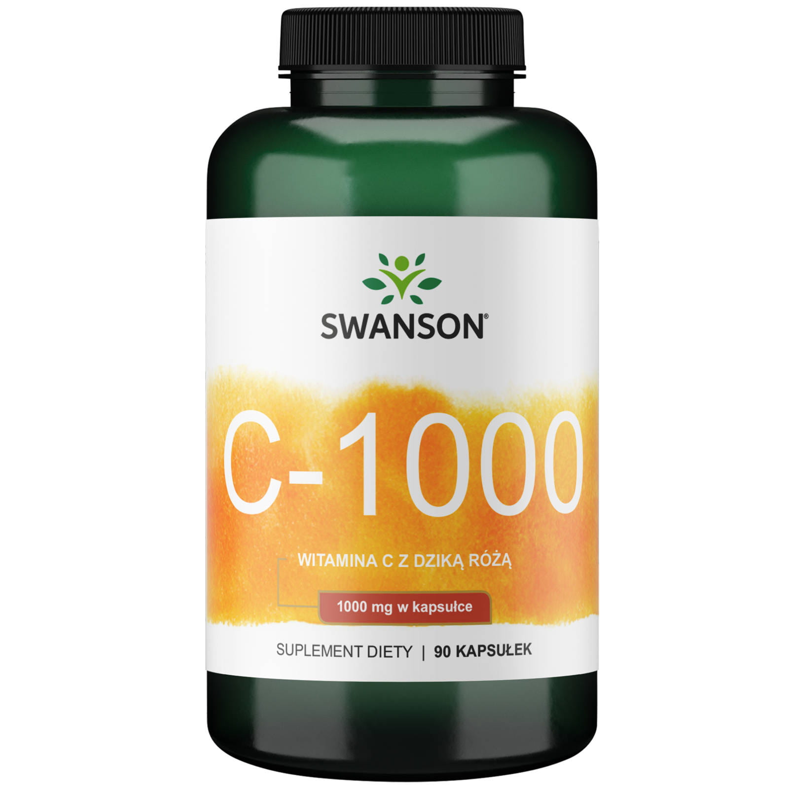 Swanson Witamina C 1000mg z dziką różą 90kaps