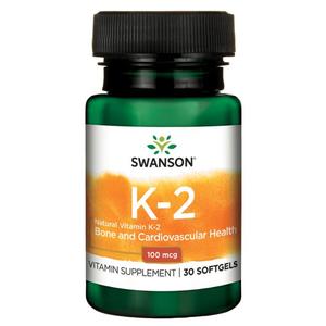 Swanson Witamina K-2 K2 MK-7 Naturalna 100mcg 30 kap