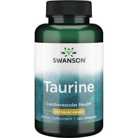 Swanson Tauryna 500mg 100 kaps - suplement diety
